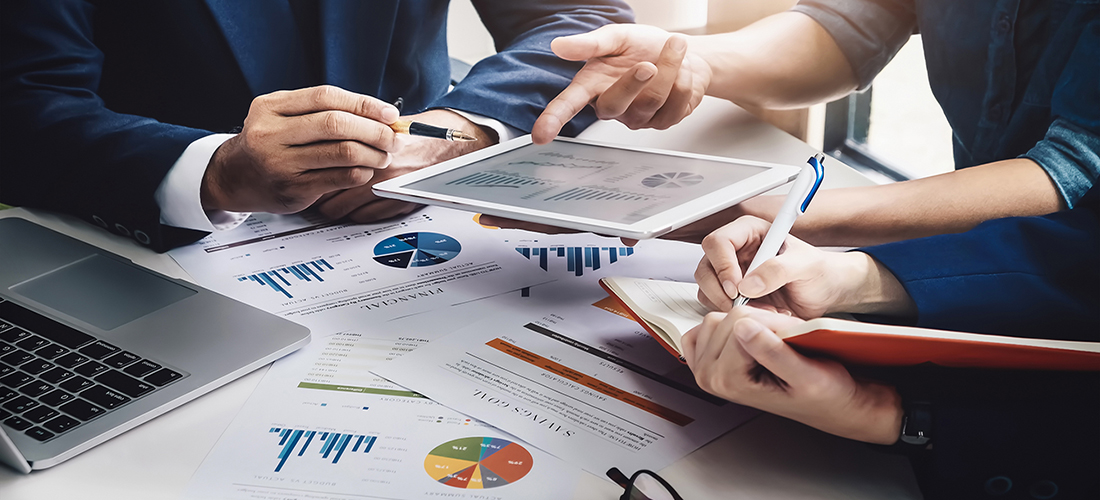 graphs and text in image for Lab Outreach header